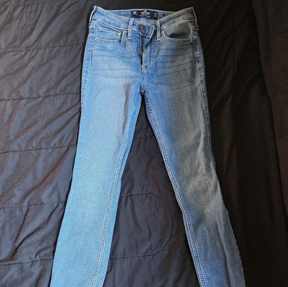 Denim skinny jeans